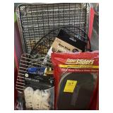 DISHPAN FULL OF ASSTD HOUSEHOLD ITEMS