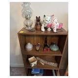 PRESSWOOD SHELF UNIT W/ CONTENTS