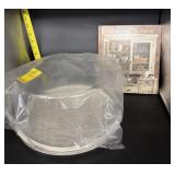 LONGABERGER CAKE KEEPER & RECIPE BOOK