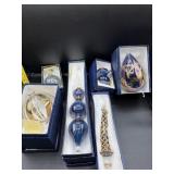 6PC Egyptian hand made GLASS CHRISTMAS ORNAMENTS