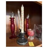 6PC ASSTD CANDLESTICKS