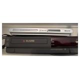 HOME ELECTRONICS - DVD PLAYER, &VHS player