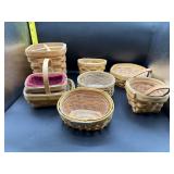 8 ASSTD SM LONGABERGER BASKETS