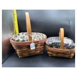 2PC LONGABERGER HAPPY EASTER BASKETS (1995, 1997)