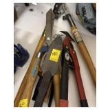 GARDEN TOOLS, PRUNERS, LOPE SHEERS, ETC.