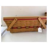 LONGABERGER PICNIC BASKET 1990 21x15x8
