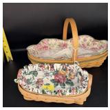 2PC LONGABERGER 2001 SM BASKETS