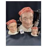 3PC TOBY CHARACTER JUGS - "BOOTMAKER" (1962)