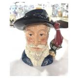 LARGE TOBY CHARACTER JUG-"SIR WALTER RALEIGH"
