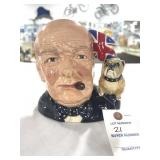 LARGE TOBY CHARACTER JUG-"WINSTON CHURCHILL"(1991)