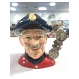 LARGE TOBY CHARACTER JUG-"CHELSEA PENSIONER"(1988)