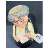 SMALL TOBY CHARACTER JUG - "MISS STUDIOUS" (1984)