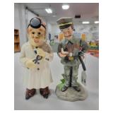 2 PORCELAIN FIGURINES - DOCTOR & COP