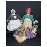 6 BLACK AMERICANA ASSTD BABY DOLLS
