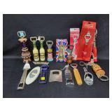 LARGE ASSORTMENT OF ADVERTISING BOTTLE OPENERS