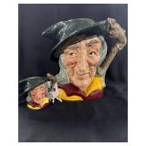 2PC TOBY CHARACTER JUGS- "PIED PIPER" (1953)