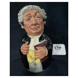 SMALL TOBY CHARACTER JUG - "MR. LITIGATE" (1983)
