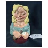 SMALL TOBY CHARACTER JUG - "BETTY BITTERS" (1983)