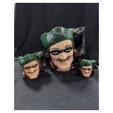 3PC TOBY CHARACTER JUGS - "DICK TURPIN" (1959)