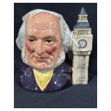 SMALL TOBY CHARACTER JUG - "JOHN DOULTON" (1980)