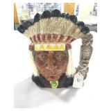TOBY CHARACTER JUG - NORTH AMERICAN INDIAN (1966)