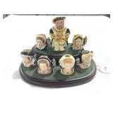 THE SIX WIVES OF KING HENRY VIII (TINY JUGS)