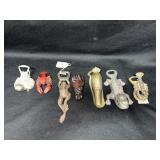 7 ASSORTED ANIMAL BOTTLE OPENERS