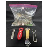 LARGE ASSORTMENT OF ADVERTISING BOTTLE OPENERS