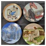 4 ASSTD PORCELAIN COLLECTOR PLATES