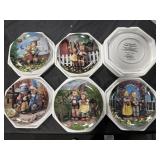 6 HUMMEL "LITTLE COMPANION" PORCELAIN PLATES