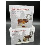 2PC-NORTH POLE SERIES- REINDEER THEME- DONDER-