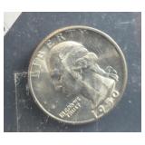 1950 D WASHINGTON 25 CENT BU