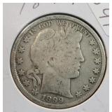 1899 BARBER 50 CENT