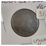 1804 HALF CENT (CROSSLET 4 AND STEMS)