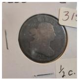 1803 HALF CENT