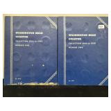 2 PARTIAL WASHINGTON QUARTER BOOKS -