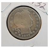 1897-0 BARBER QUARTER