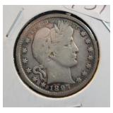 1897 BARBER QUARTER