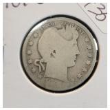 1901-O BARBER QUARTER