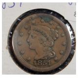 1851 U.S. LARGE CENT
