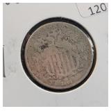 1868 U.S. SHIELD NICKEL