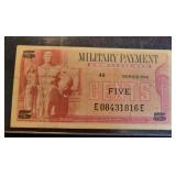 SERIES 692 FIVE CENT MILITARY PAYMENT