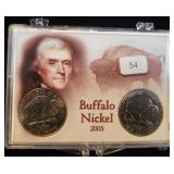 2005 BUFFALO NICKEL (2 COIN SET)