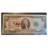 SERIES 1976 BICENTENNIAL GREEN SEAL $2