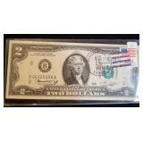 SERIES 1976 BICENTENNIAL GREEN SEAL $2