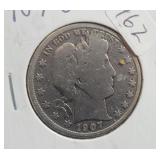 1907-O BARBER HALF DOLLAR
