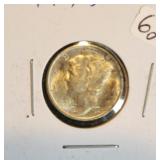 1943 S MERCURY DIME