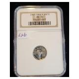 2001 $10 PLATINUM EAGLE - NGC GRADED: MS70