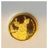 2005 STATE OF ALASKA "SITKA DEER" GOLD COIN