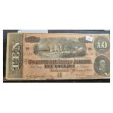 1864 CONFEDERATE $10